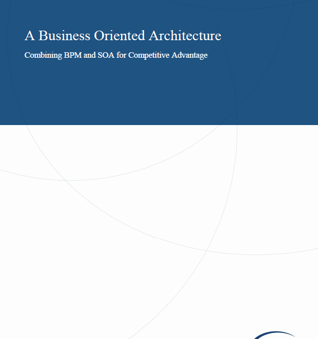 A Business Oriented Architecture: Combining BPM and SOA for Competitive Advantage