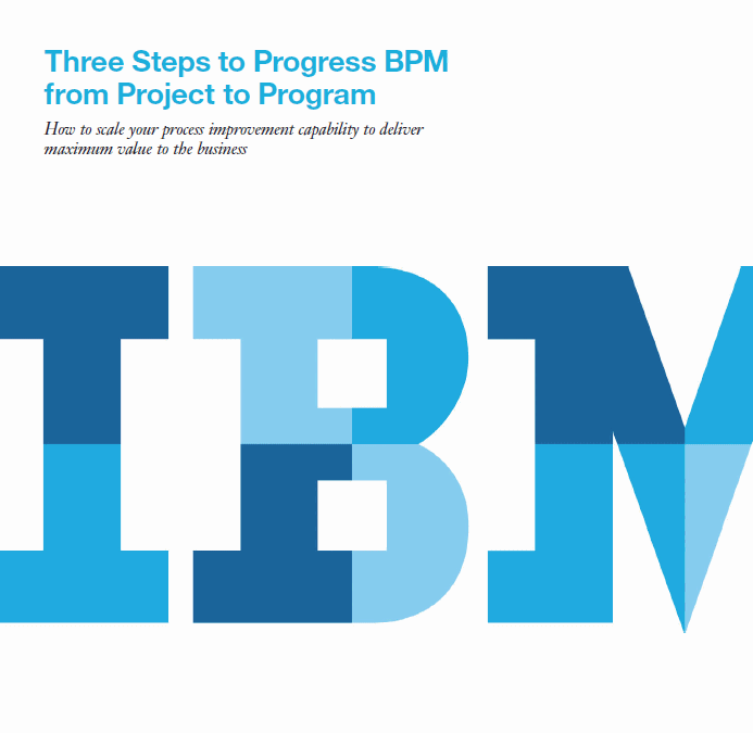 Three Steps to Progress BPM from Project to Program