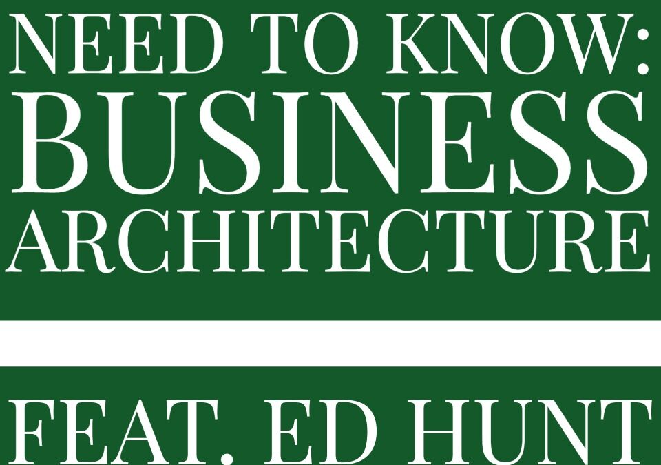 How Does Business Architecture Enable Execution?