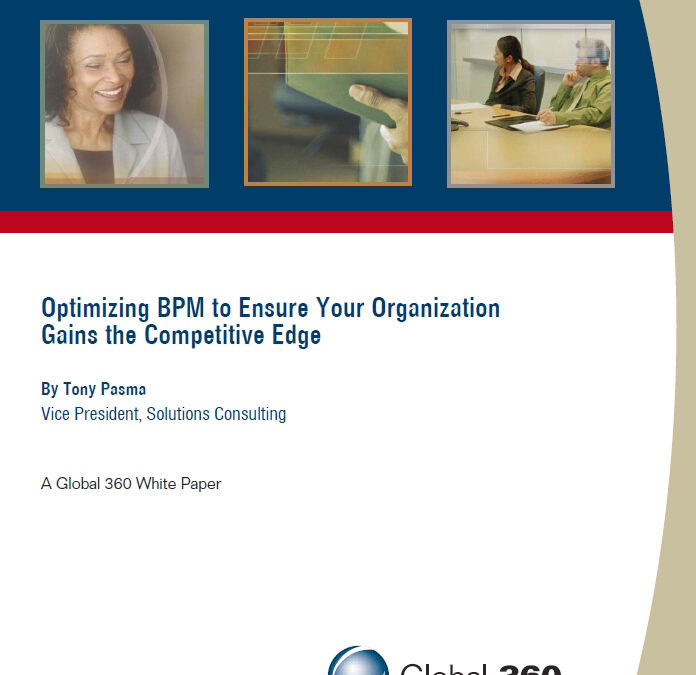 Optimizing BPM to Ensure Competitive Advantage